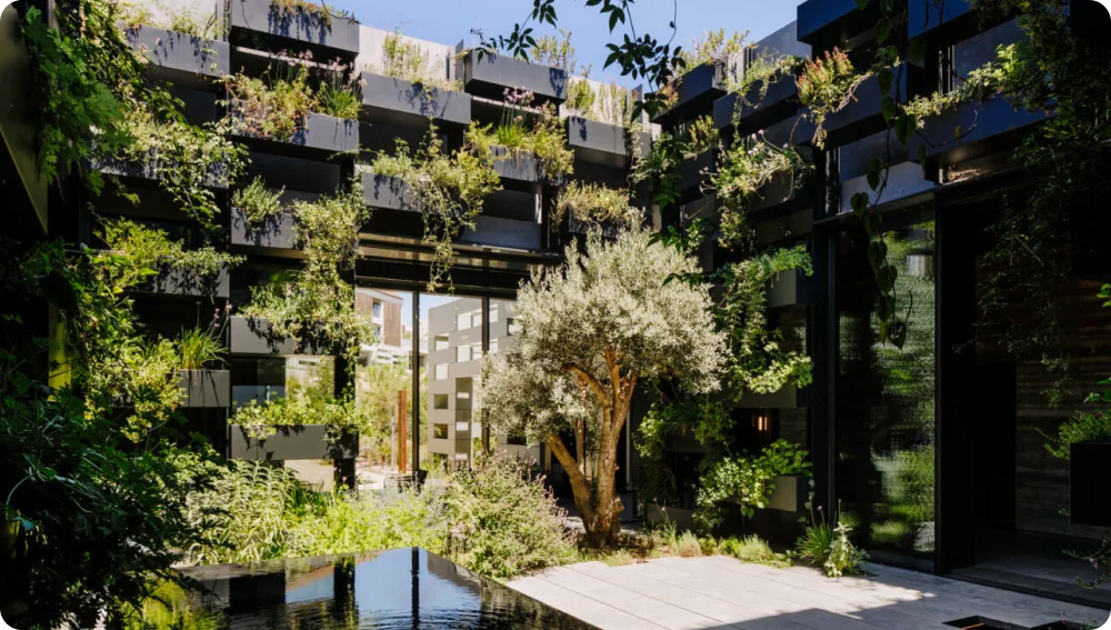 Minthis inner courtyard