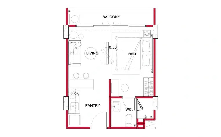 Residence floor plan