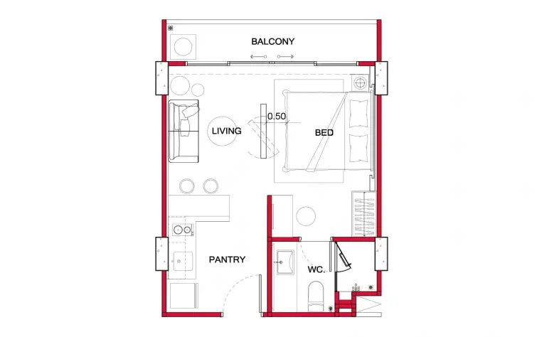 Residence floor plan